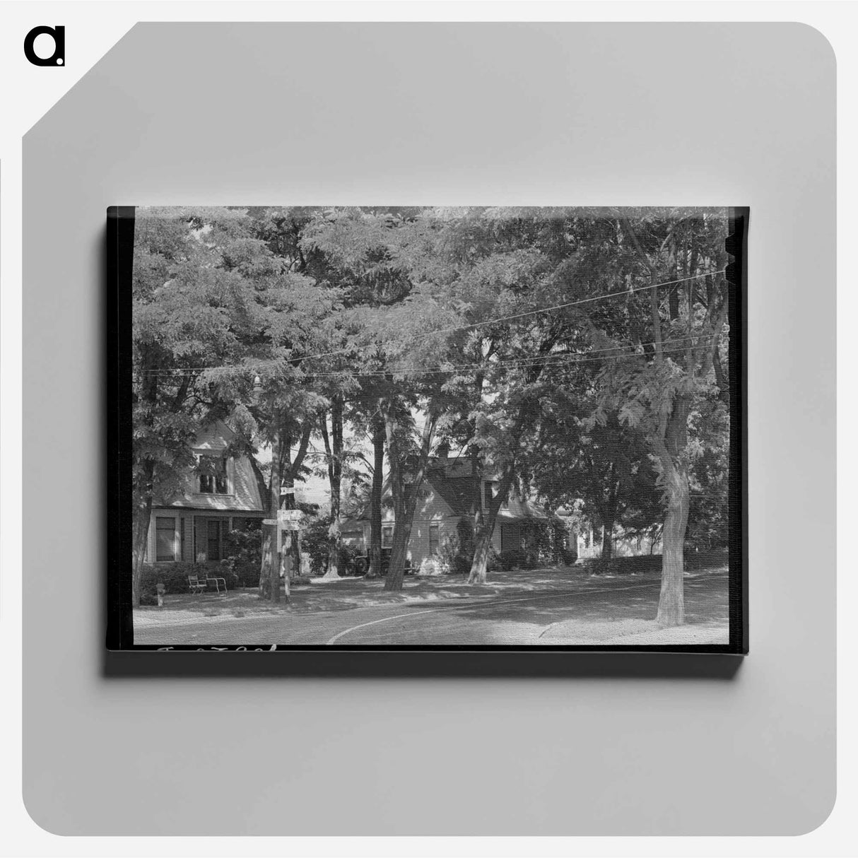 アートパネル-Shaded Street, Waitsburg, Washington
- ラッセル リー Canvas.