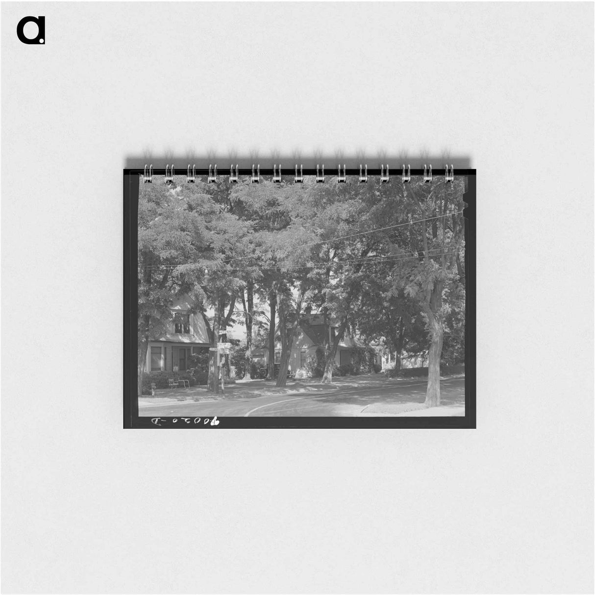 アートメモ帳-Shaded Street, Waitsburg, Washington
- ラッセル リー Memo.