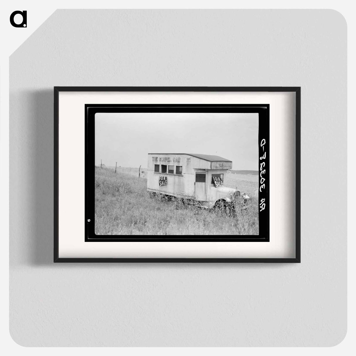 アートポスター-Abandoned Gospel Car near Kewanee, Illinois
- ラッセル リー Poster.