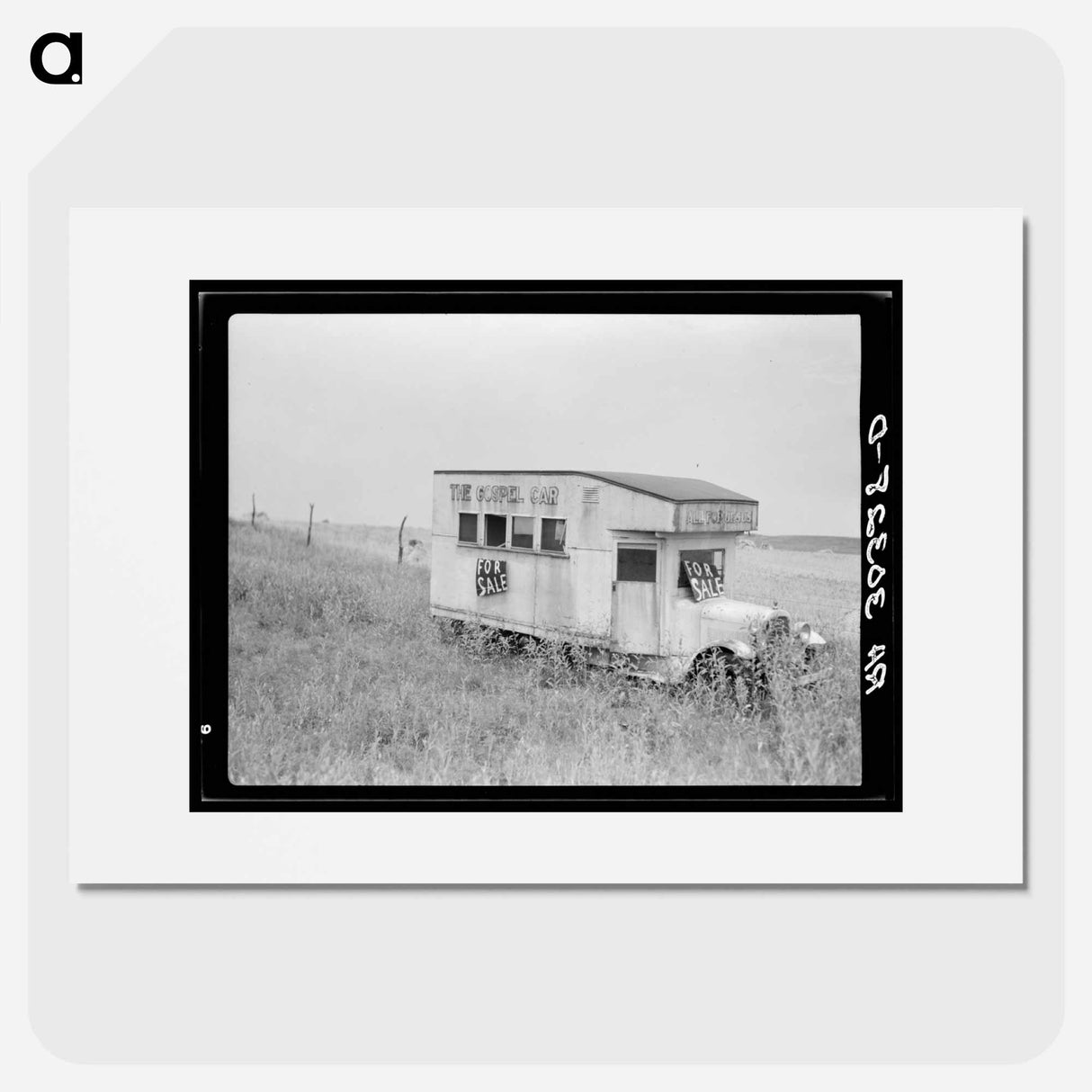 アートポスター-Abandoned Gospel Car near Kewanee, Illinois
- ラッセル リー Poster.