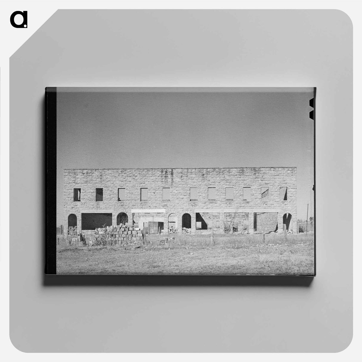 アートパネル-Abandoned Building, Slick, Oklahoma
- ラッセル リー Canvas.