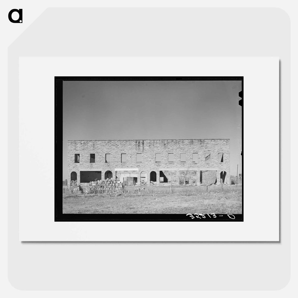 アートポスター-Abandoned Building, Slick, Oklahoma
- ラッセル リー Poster.