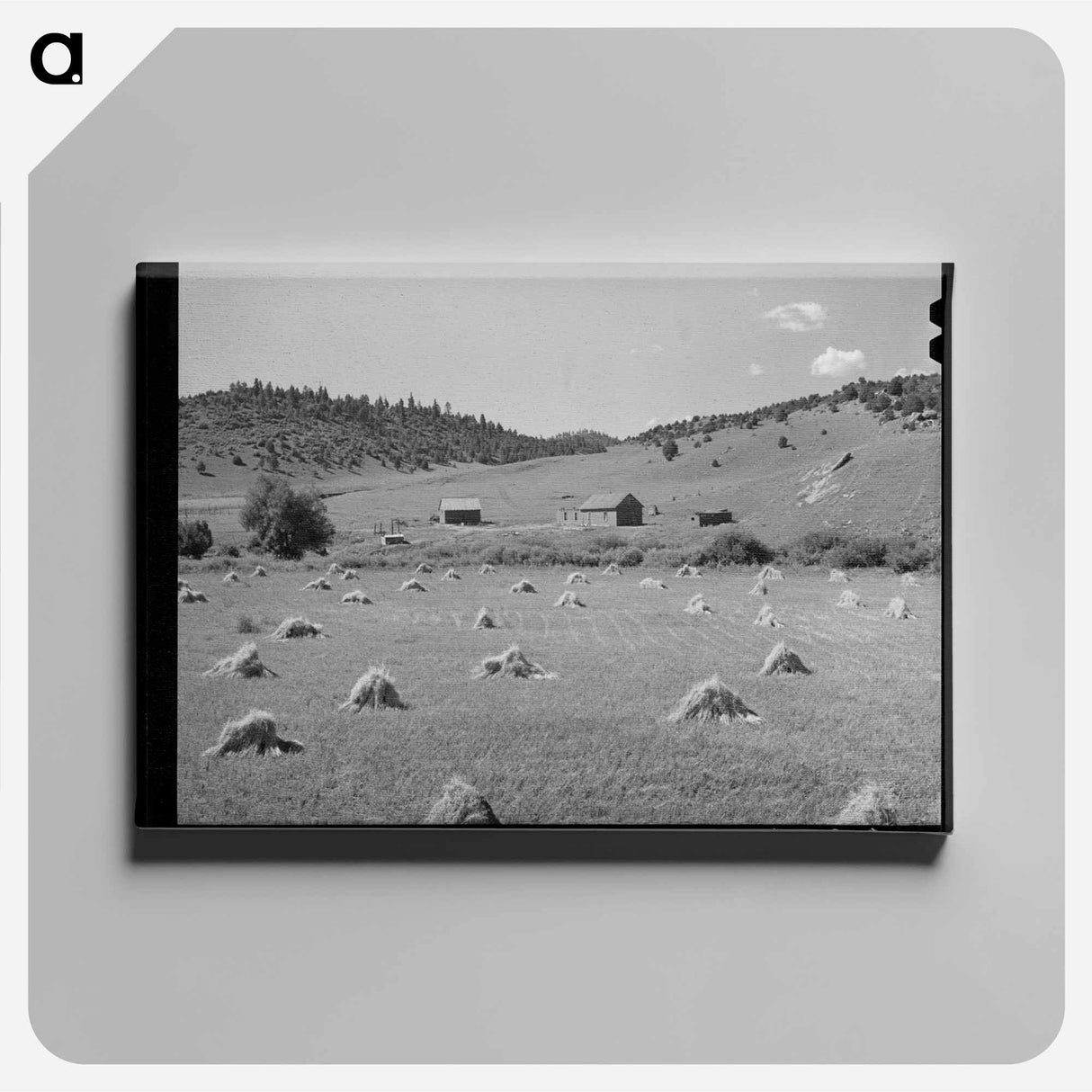 アートパネル-Wheat Field on Spanish-American Farm Near Holman, New Mexico
- ラッセル リー Canvas.
