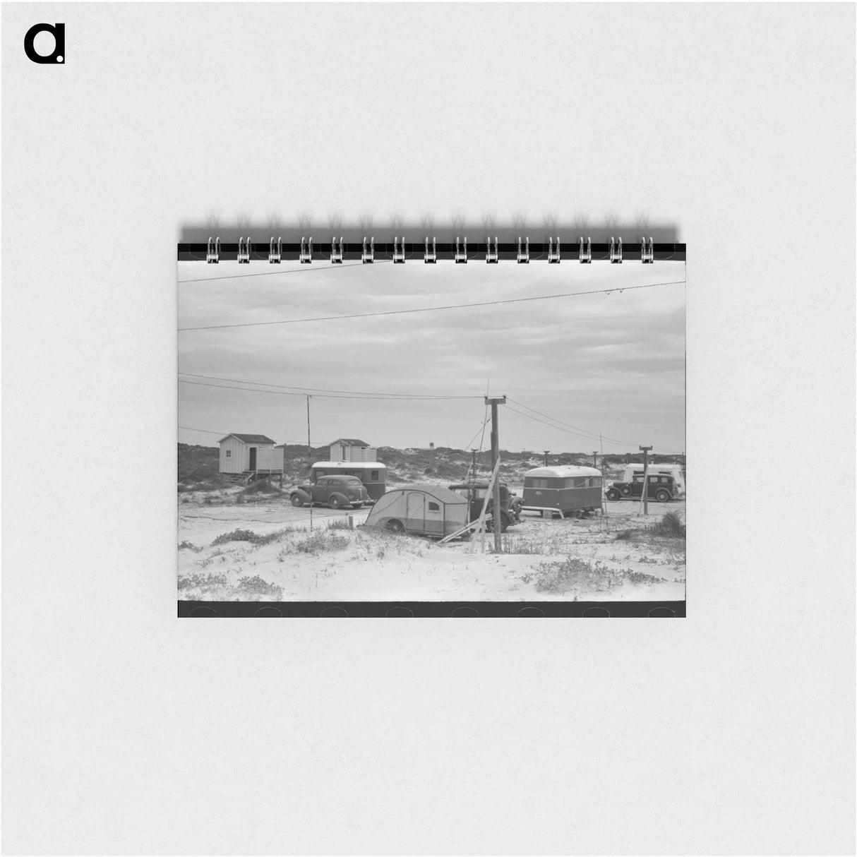 アートメモ帳-Trailer Camp, Port Aransas, Texas
- ラッセル リー Memo.