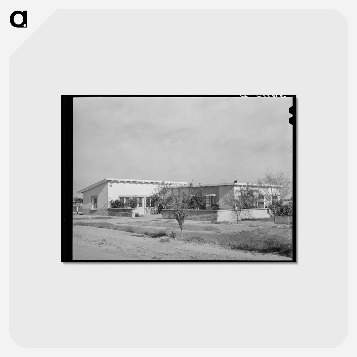 アートポストカード-Community Building, Chandler Unit, Maricopa County, Arizona
- ラッセル リー Postcard.