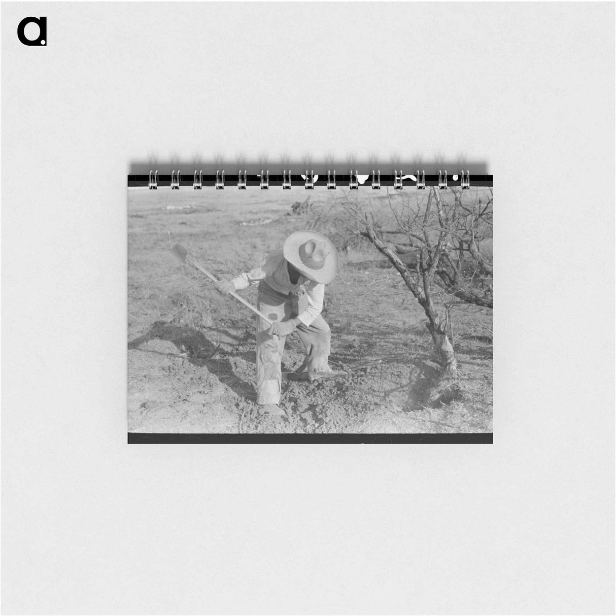 アートメモ帳-Mexican Chopping Mesquite, El Indio, Texas
- ラッセル リー Memo.