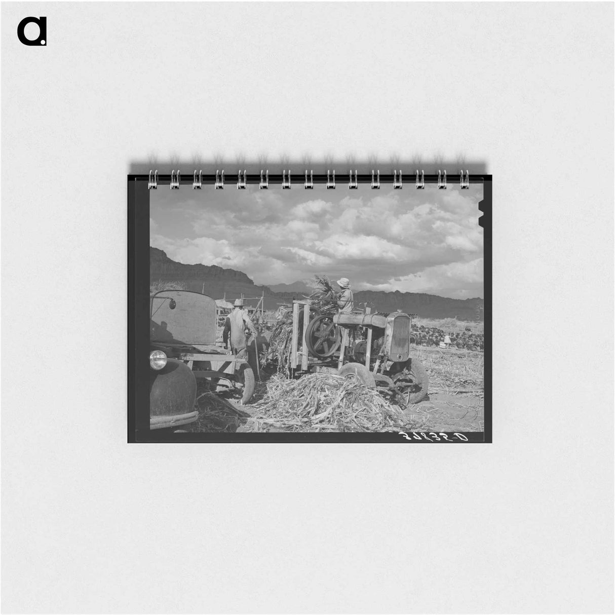 アートメモ帳-Extracting Juice from Cane, Ivins, Washington County, Utah
- ラッセル リー Memo.