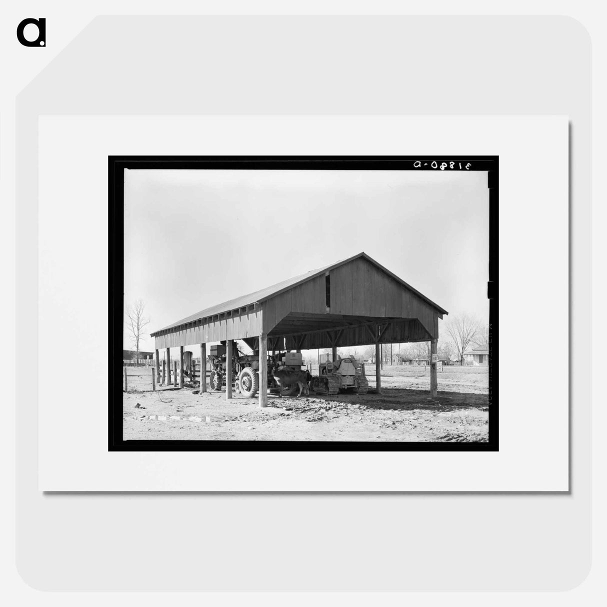 アートポスター-Agricultural Machinery Shed, Jerome, Arkansas
- ラッセル リー Poster.