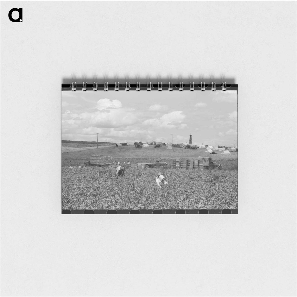 アートメモ帳-Pea Pickers Camp, Nampa, Idaho
- ラッセル リー Memo.