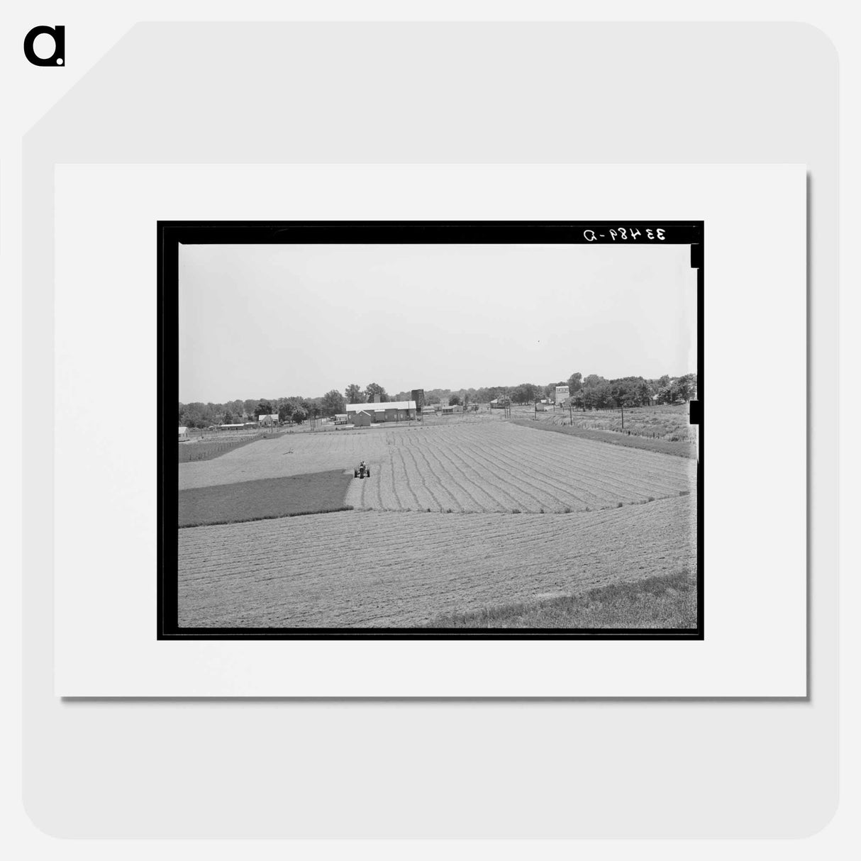 アートポスター-Alfalfa Field, Prague, Oklahoma
- ラッセル リー Poster.