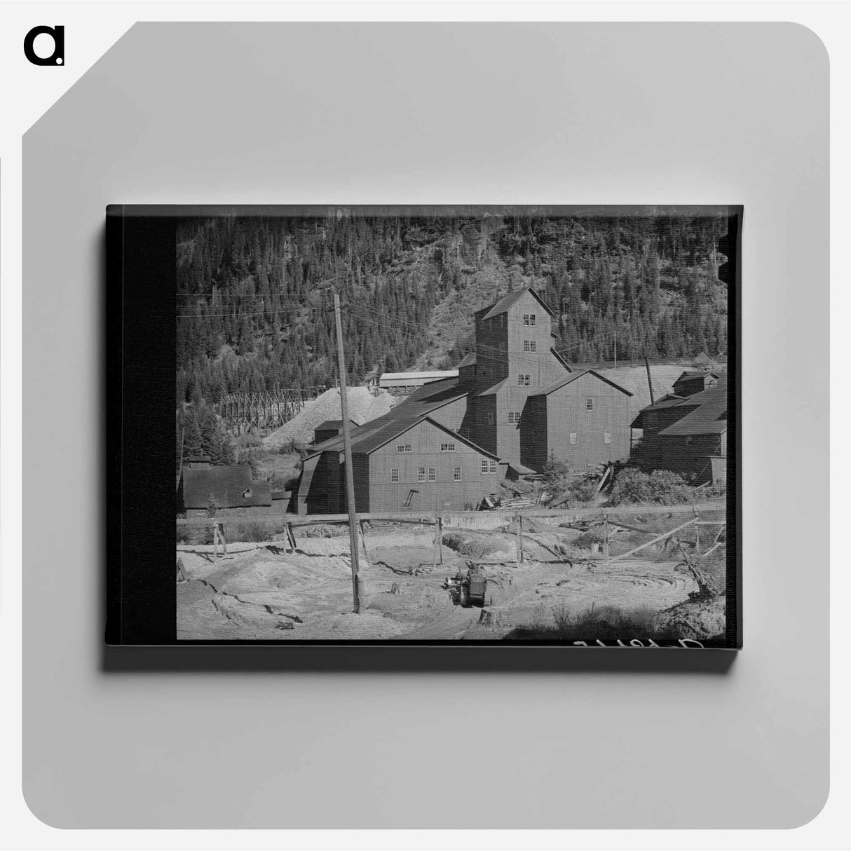 アートパネル-Mill at Camp Bird Mine, Camp Bird, Colorado
- ラッセル リー Canvas.
