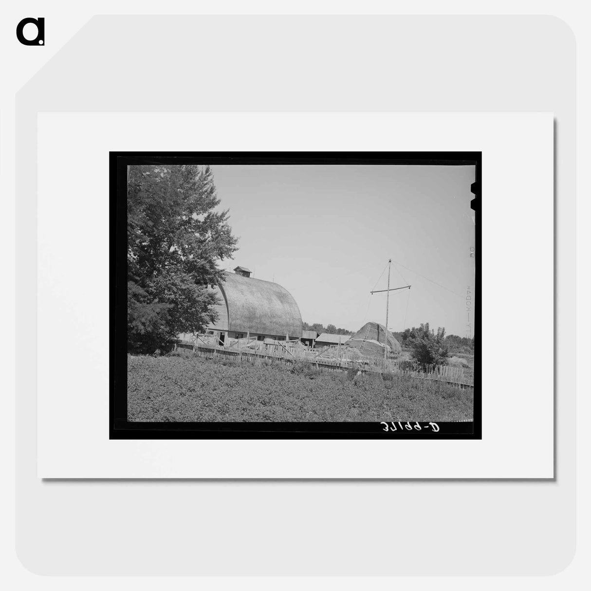 アートポスター-Barn and Haystack, Cache County, Utah
- ラッセル リー Poster.