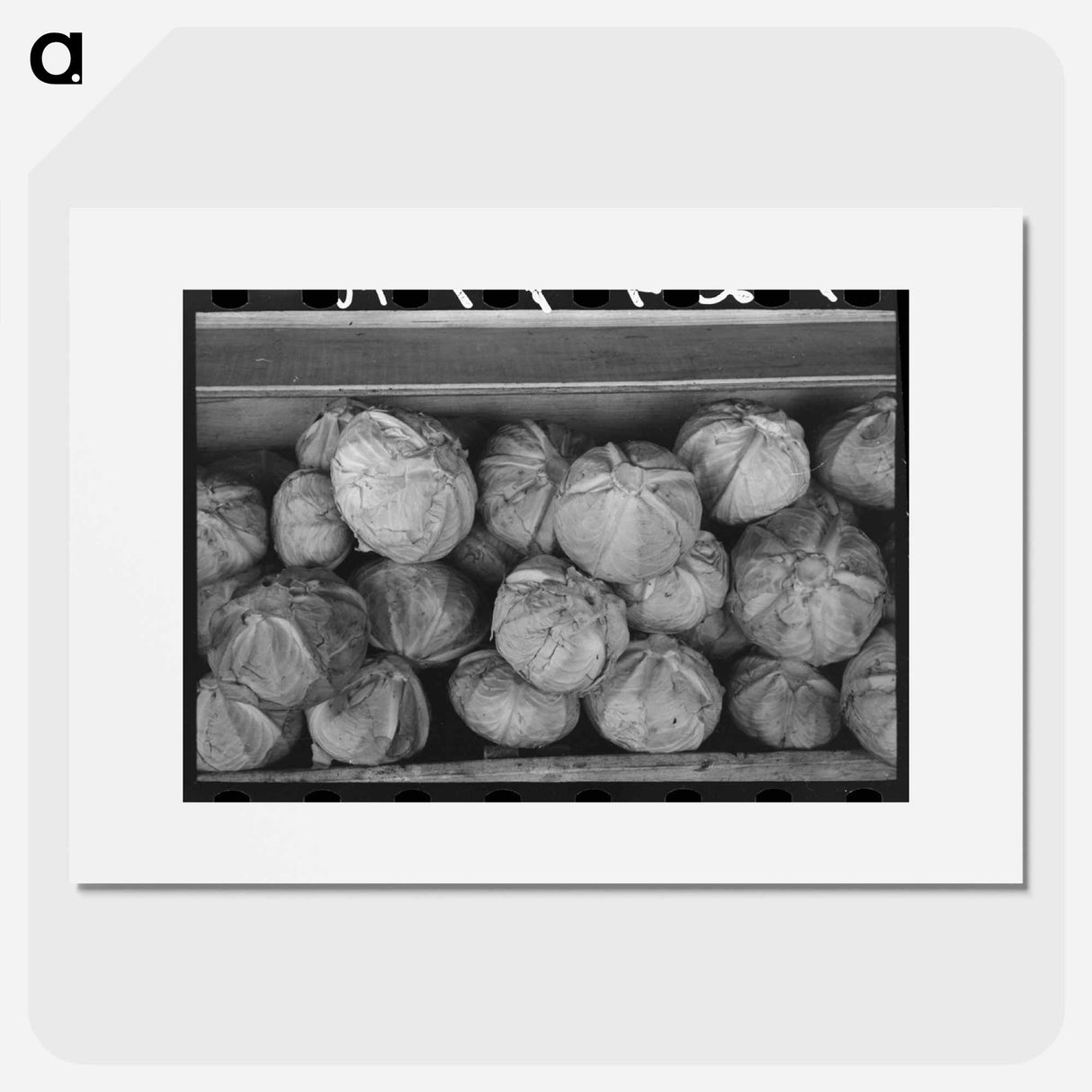 アートポスター-Cabbages at Roadside Stand Near Greenfield, Massachusetts
- ラッセル リー Poster.