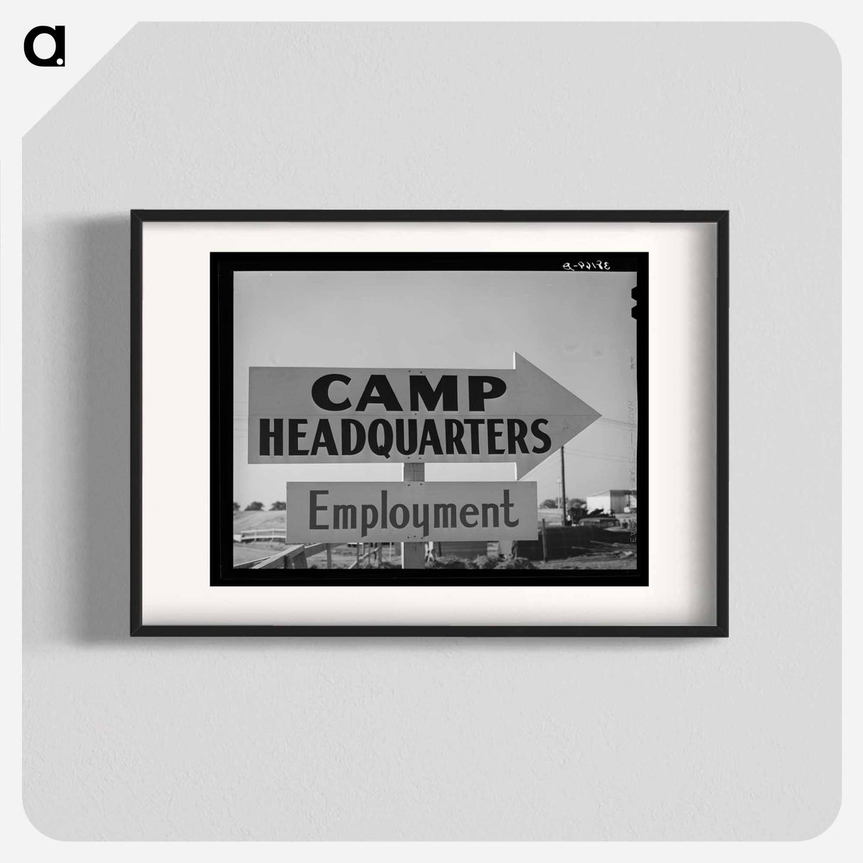 アートポスター-Camp Headquarters, Coast Artillery Cantonment
- ラッセル リー Poster.