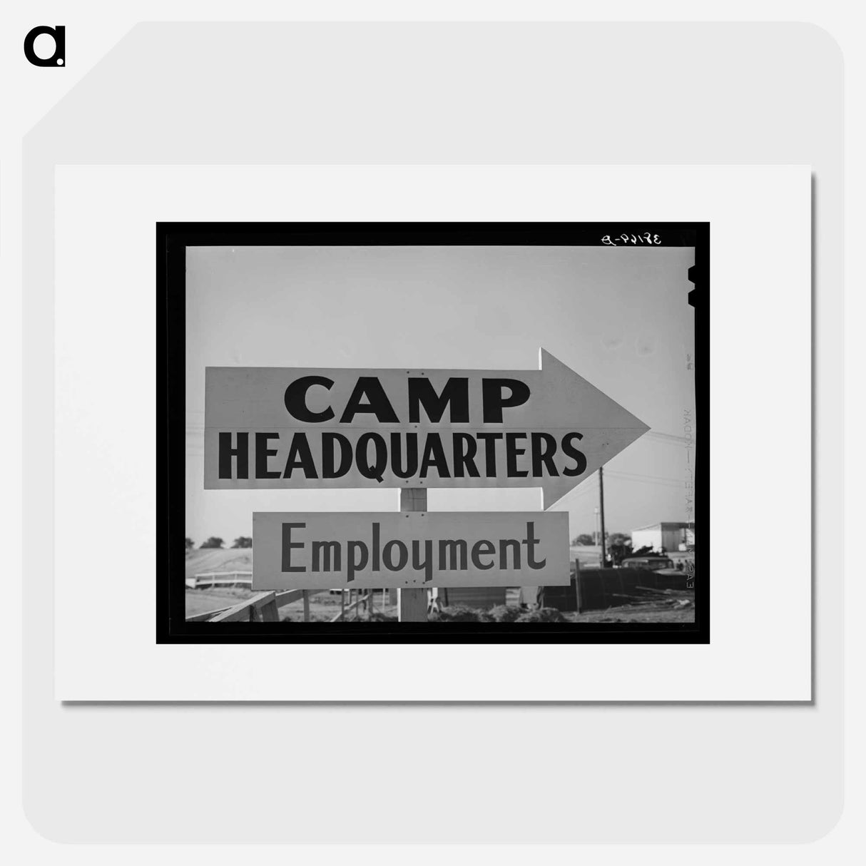 アートポスター-Camp Headquarters, Coast Artillery Cantonment
- ラッセル リー Poster.