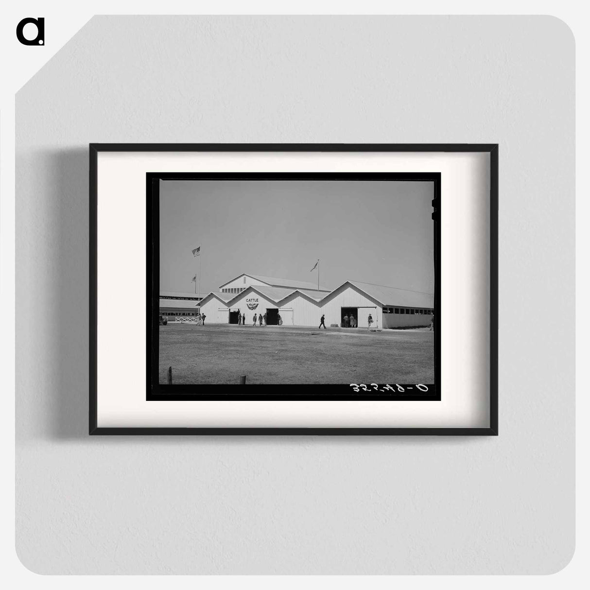 アートポスター-Cattle Barns at the San Angelo Fat Stock Show, San Angelo, Texas
- ラッセル リー Poster.