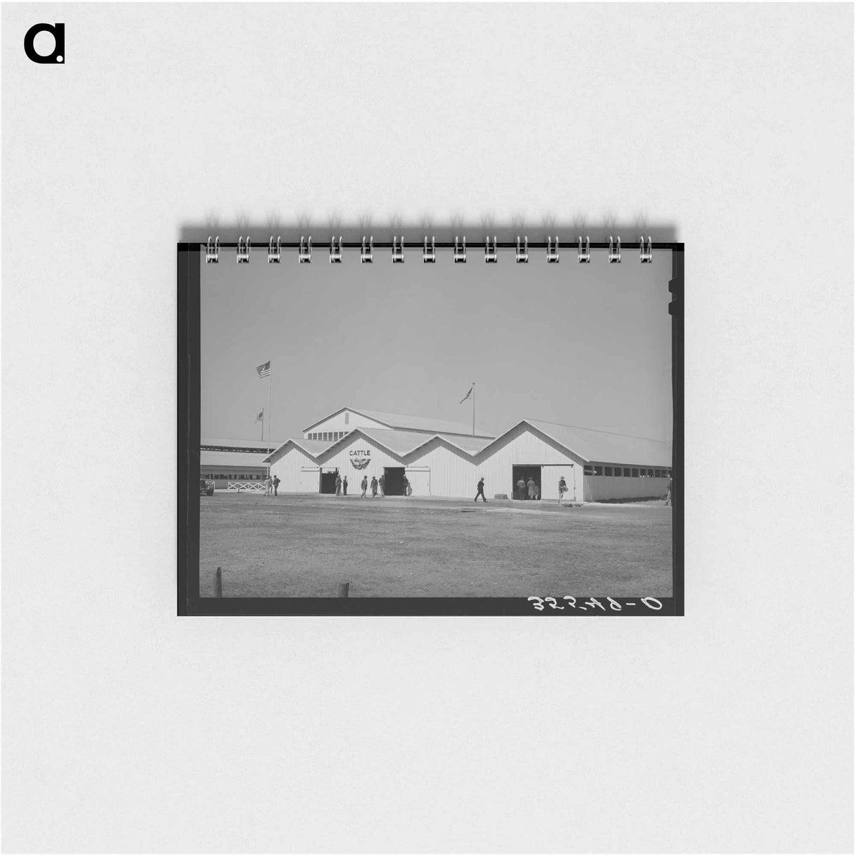 アートメモ帳-Cattle Barns at the San Angelo Fat Stock Show, San Angelo, Texas
- ラッセル リー Memo.
