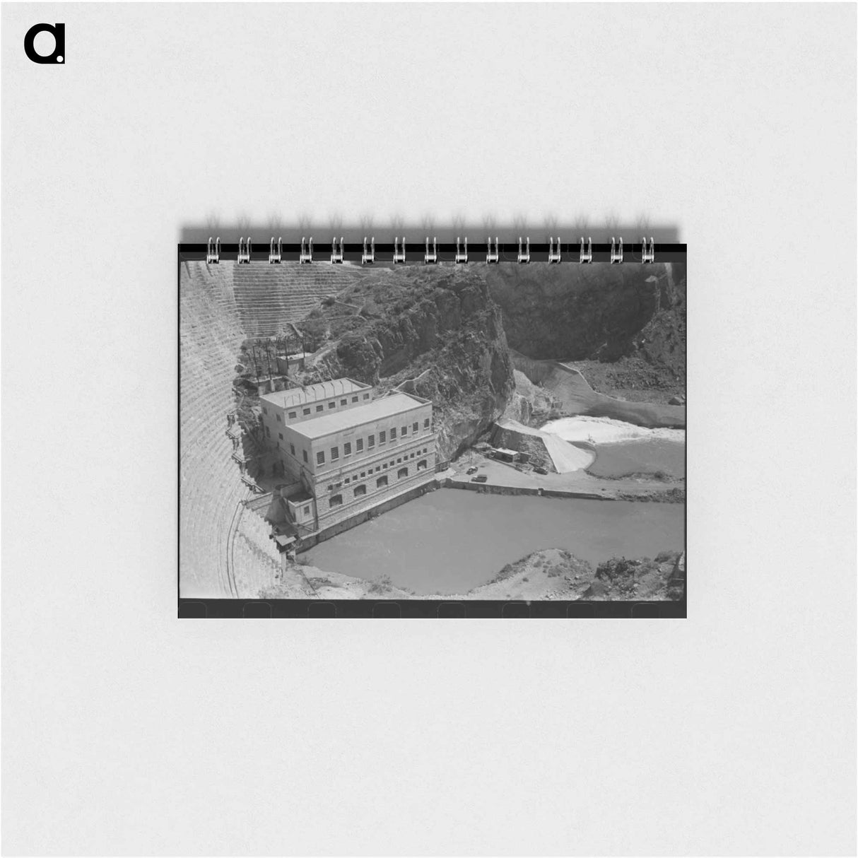 アートメモ帳-Power House at Roosevelt Dam, Roosevelt, Arizona
- ラッセル リー Memo.