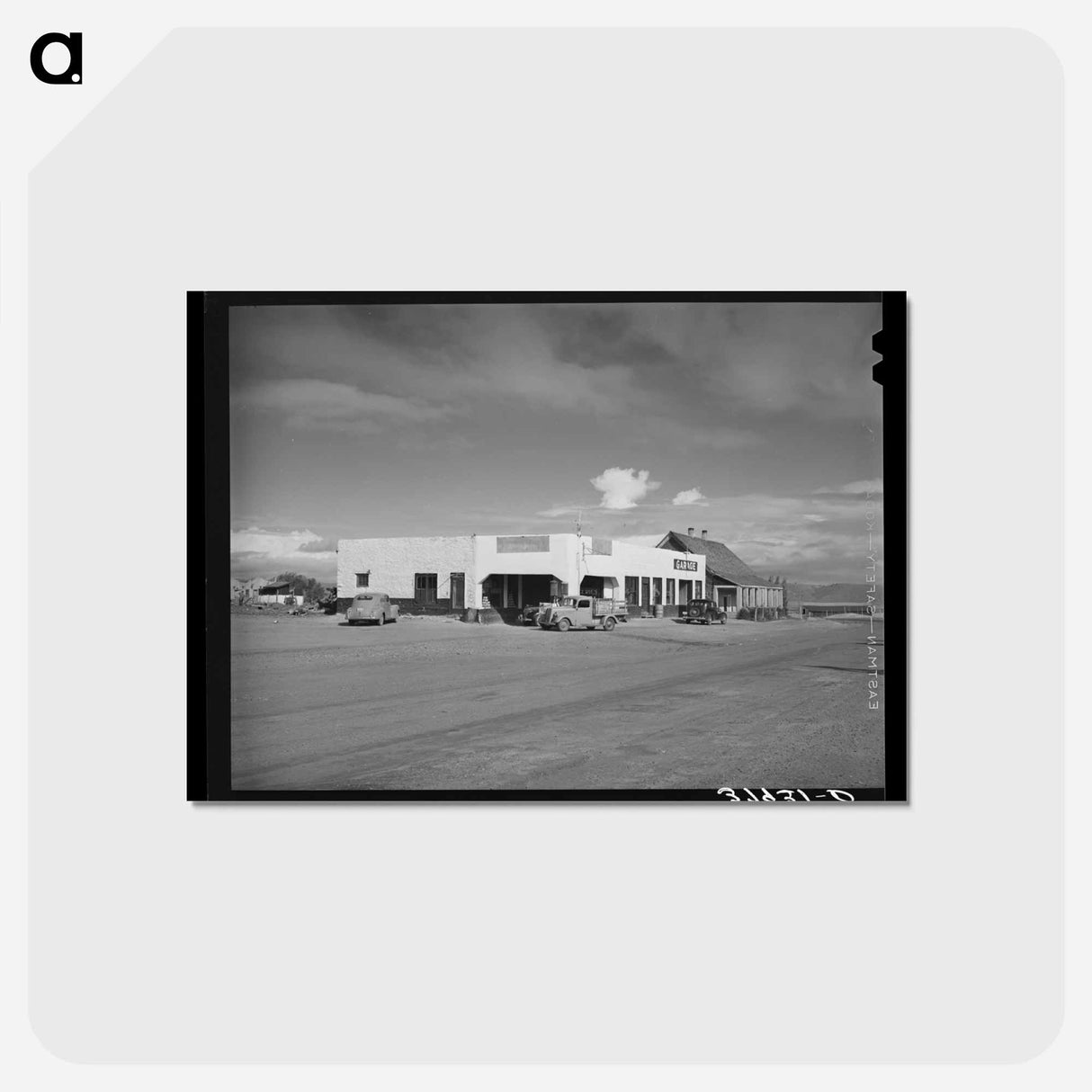 アートポストカード-Main Street, Concho, Arizona
- ラッセル リー Postcard.