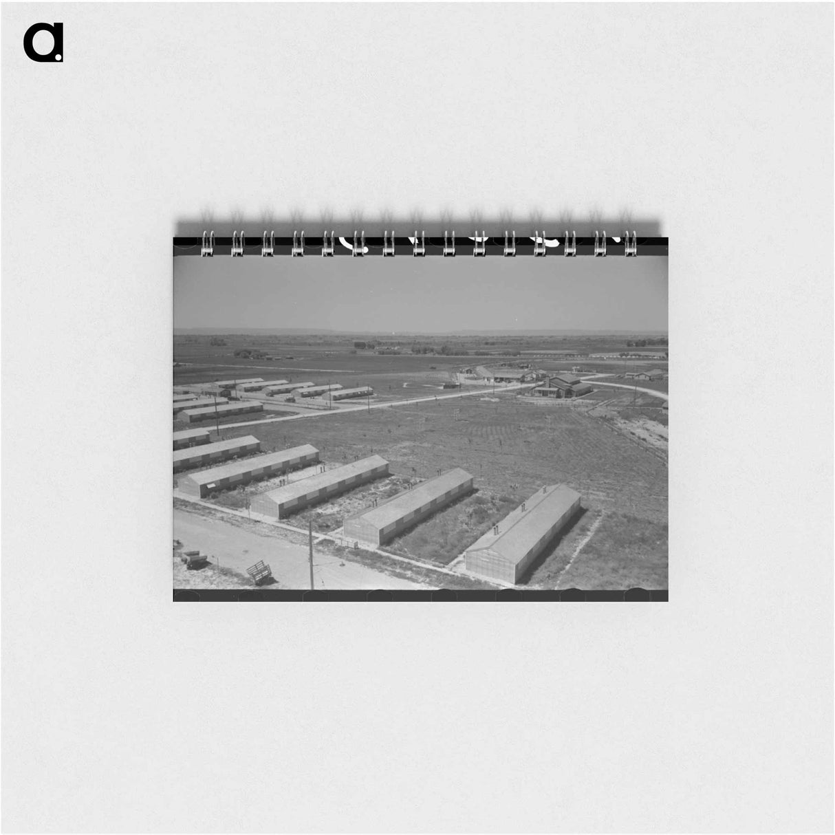 アートメモ帳-Row Shelters at FSA Labor Camp, Caldwell, Idaho
- ラッセル リー Memo.