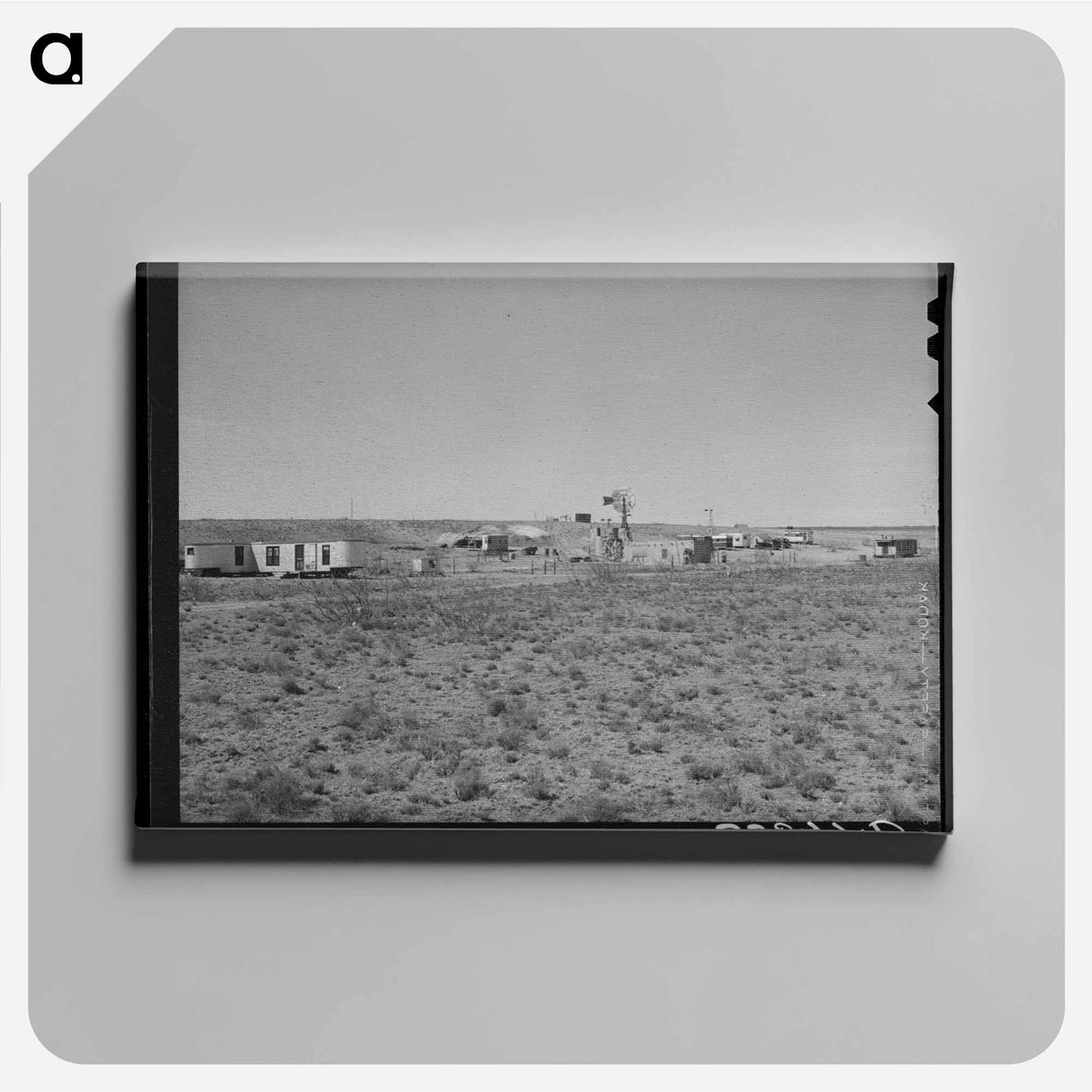 アートパネル-Road Workers' Camp, Gaines County, Texas
- ラッセル リー Canvas.