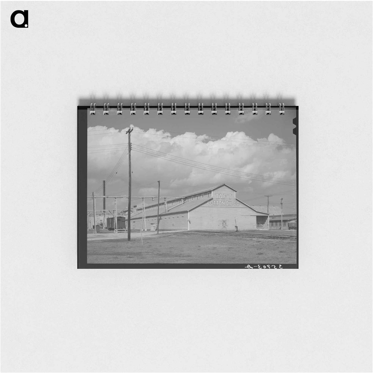 アートメモ帳-Cotton Seed Oil Mill, Taft, Texas
- ラッセル リー Memo.