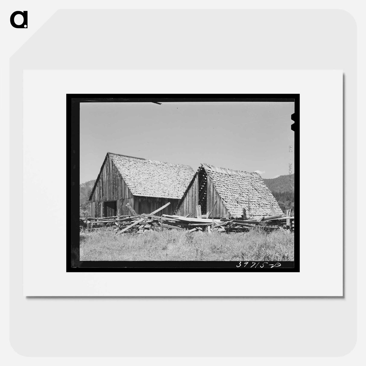 アートポスター-Barns, Garden Valley, Boise County, Idaho
- ラッセル リー Poster.