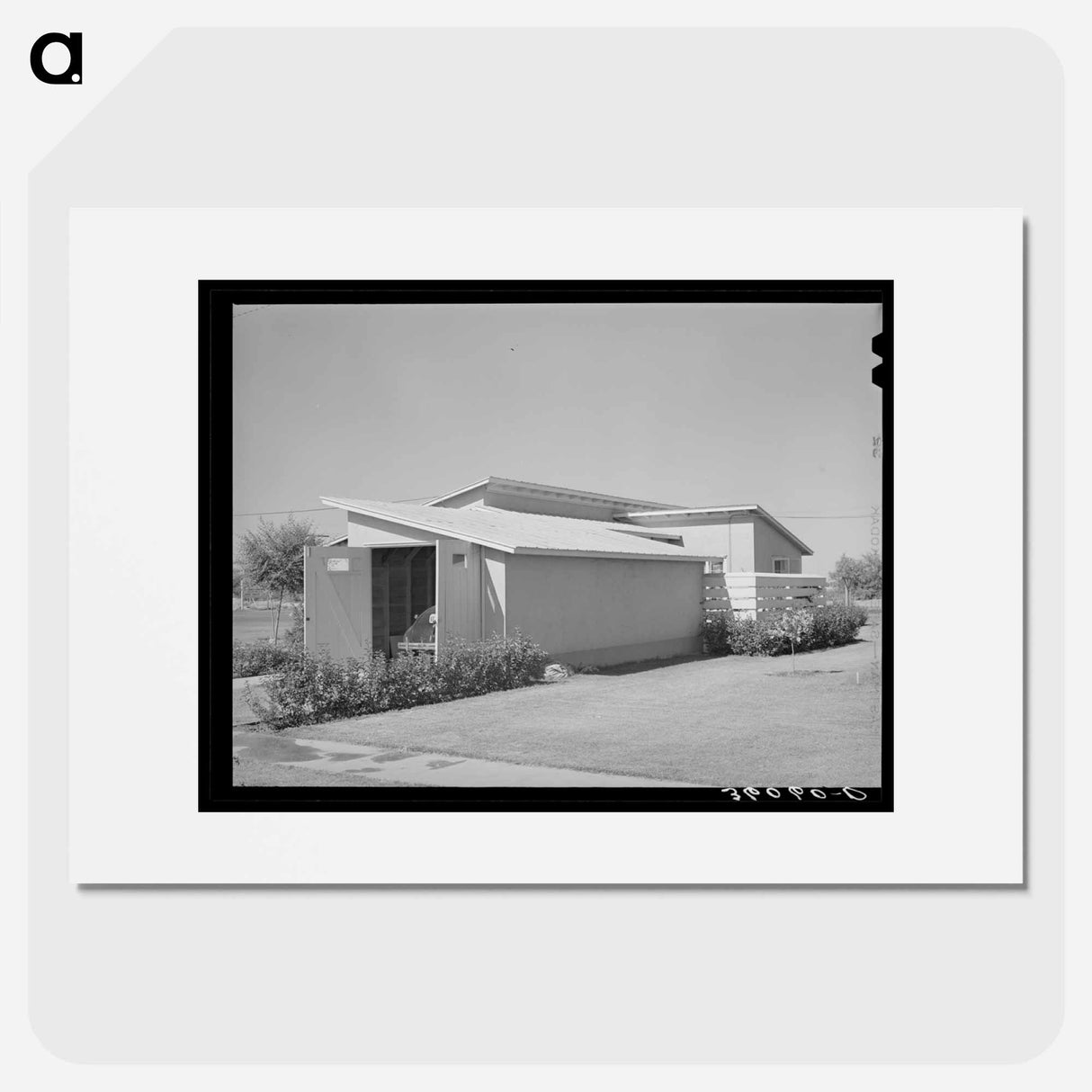アートポスター-Camp Manager's Home, Agua Fria Migratory Labor Camp
- ラッセル リー Poster.