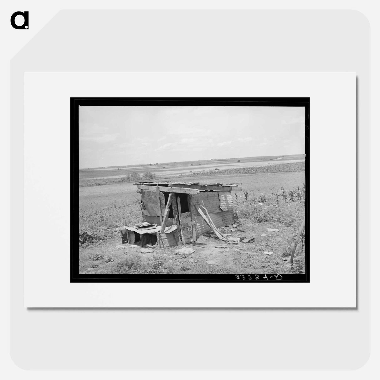 アートポスター-Abandoned Farm, Muskogee County, Oklahoma
- ラッセル リー Poster.