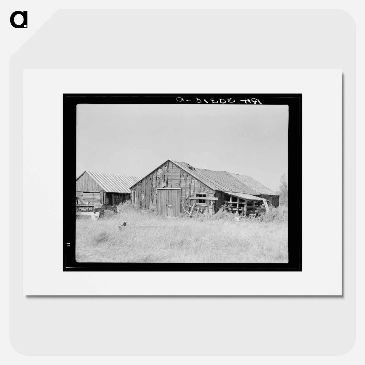 アートポスター-Abandoned Lumber Camp near Gemmel, Minnesota
- ラッセル リー Poster.