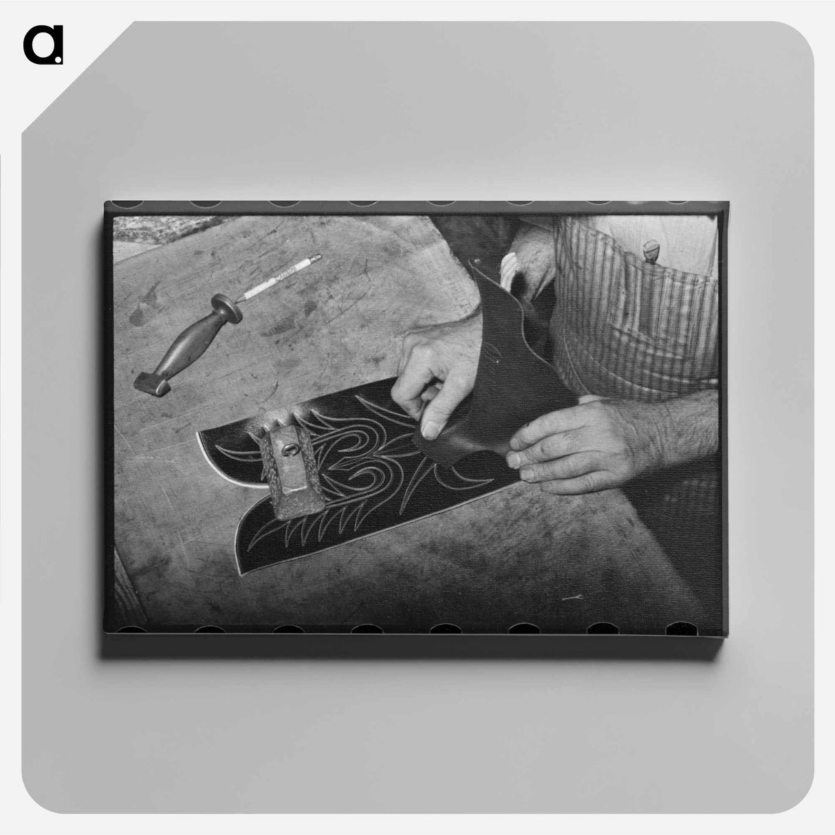 アートパネル-Bootmaking Shop, Alpine, Texas
- ラッセル リー Canvas.