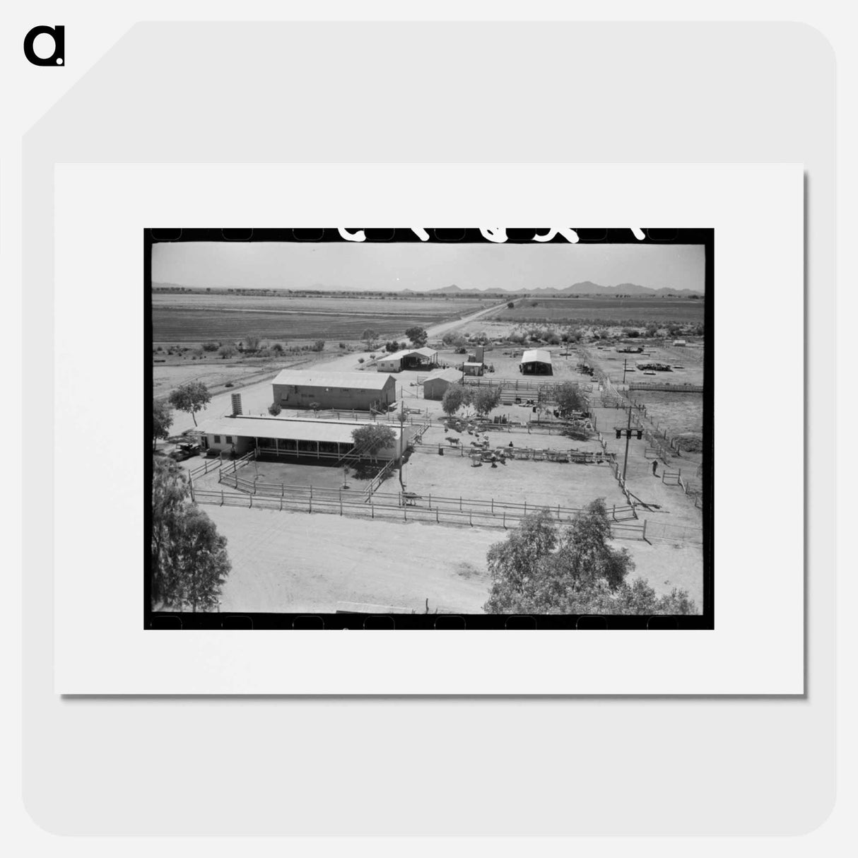 アートポスター-Casa Grande Valley Farms, Pinal County, Arizona
- ラッセル リー Poster.