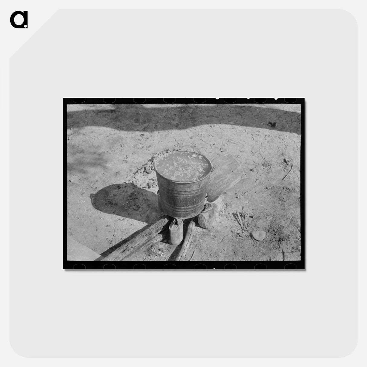 アートポストカード-Preparing Corn for Tortillas, Santa Maria, Texas
- ラッセル リー Postcard.