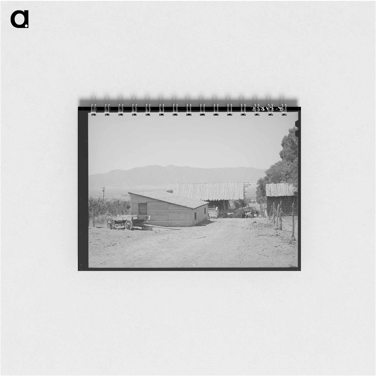 アートメモ帳-Barns of Mormon Farmer, Cache County, Utah
- ラッセル リー Memo.