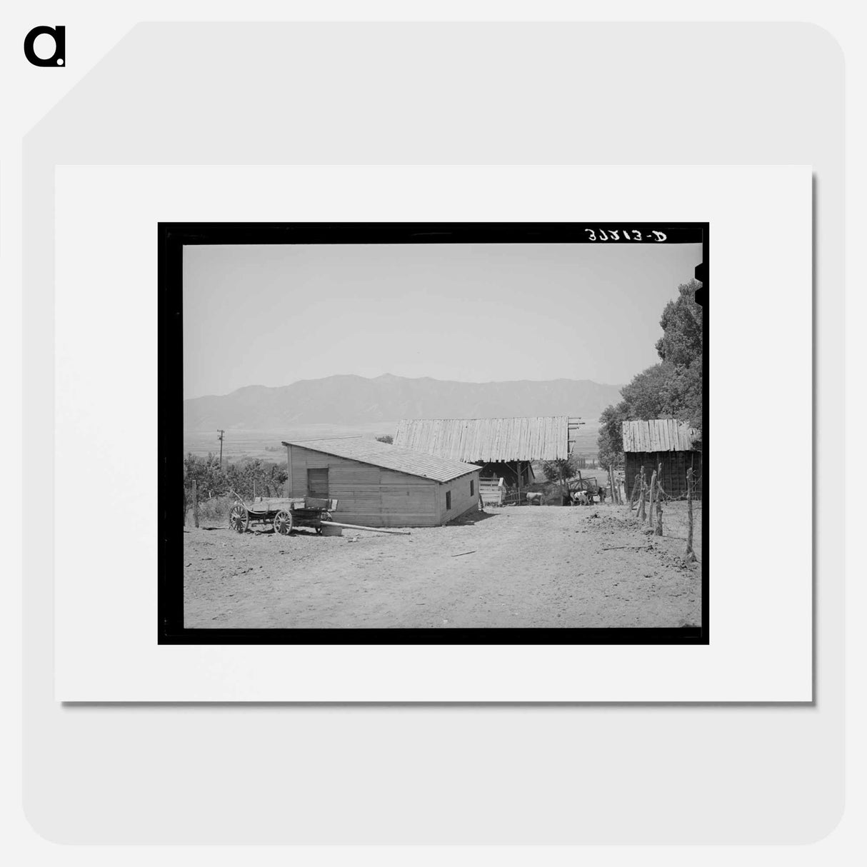 アートポスター-Barns of Mormon Farmer, Cache County, Utah
- ラッセル リー Poster.