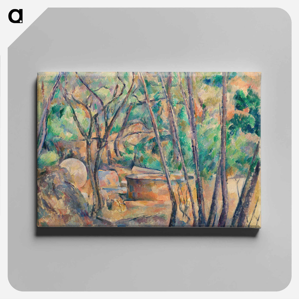 アートパネル-Millstone and Cistern under Trees
- バーンズ・コレクション Canvas.
