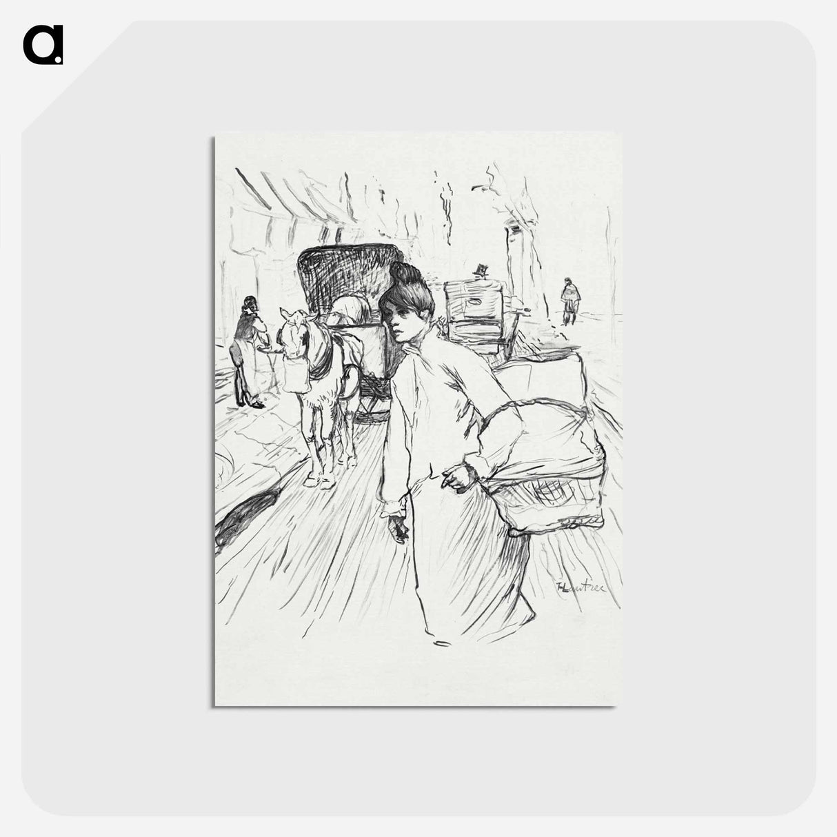 アートポストカード-The Laundress
- クリーブランド美術館 Postcard.