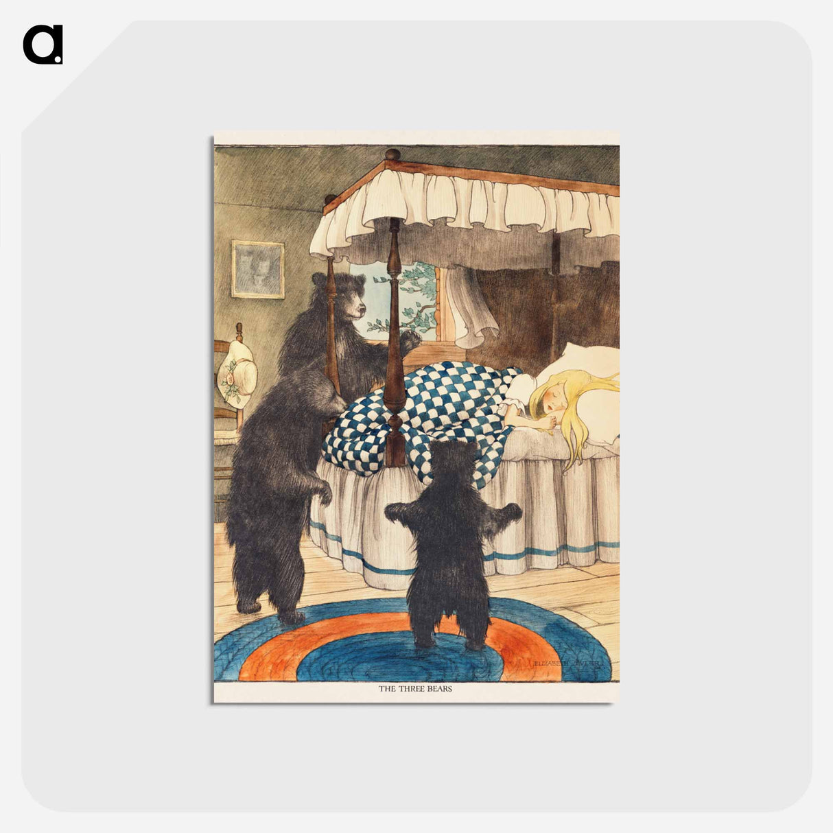 アートポストカード-The Three Bears
- ボストン公共図書館 Postcard.
