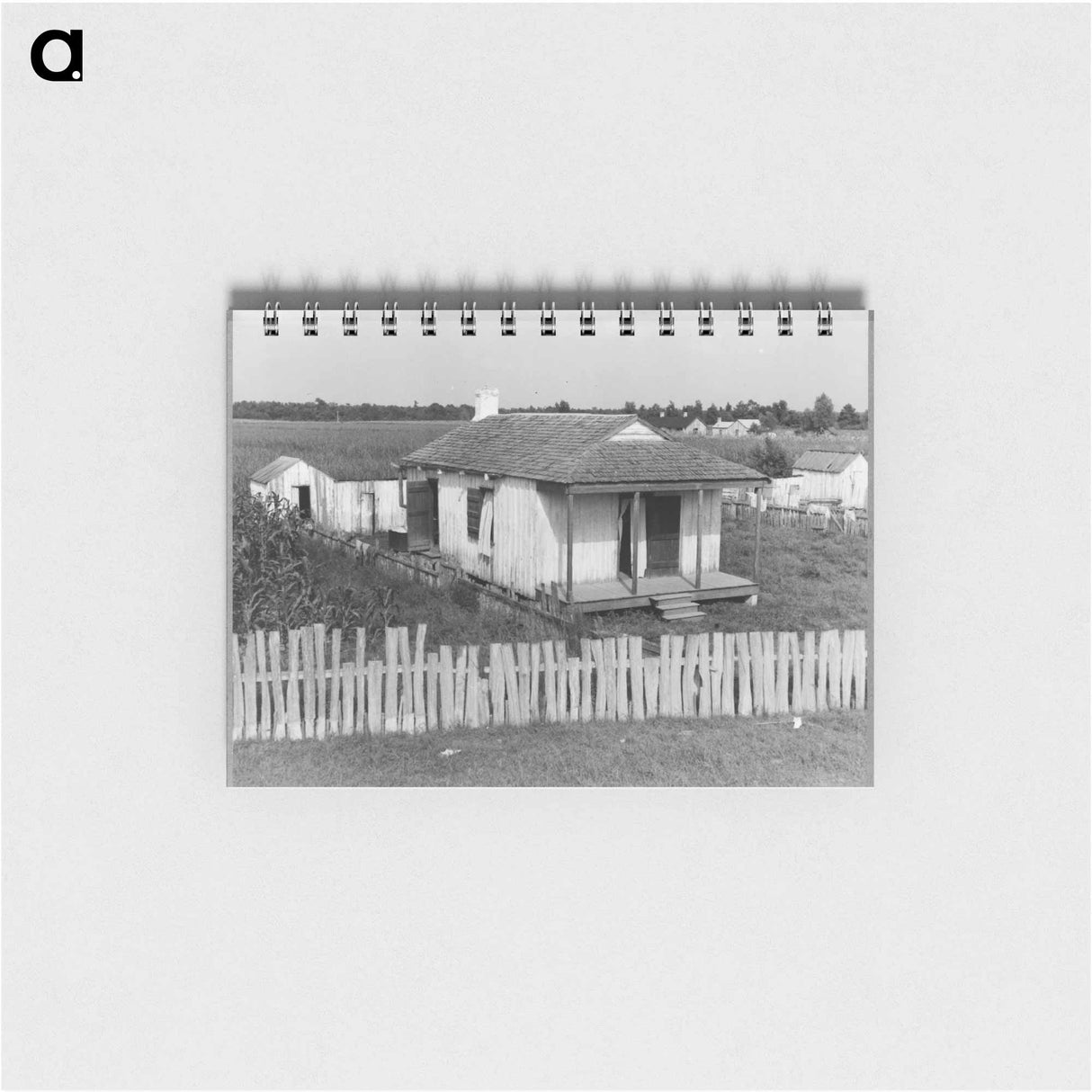 アートメモ帳-Cabin of sugarcane worker - ドロテア ラング Memo.