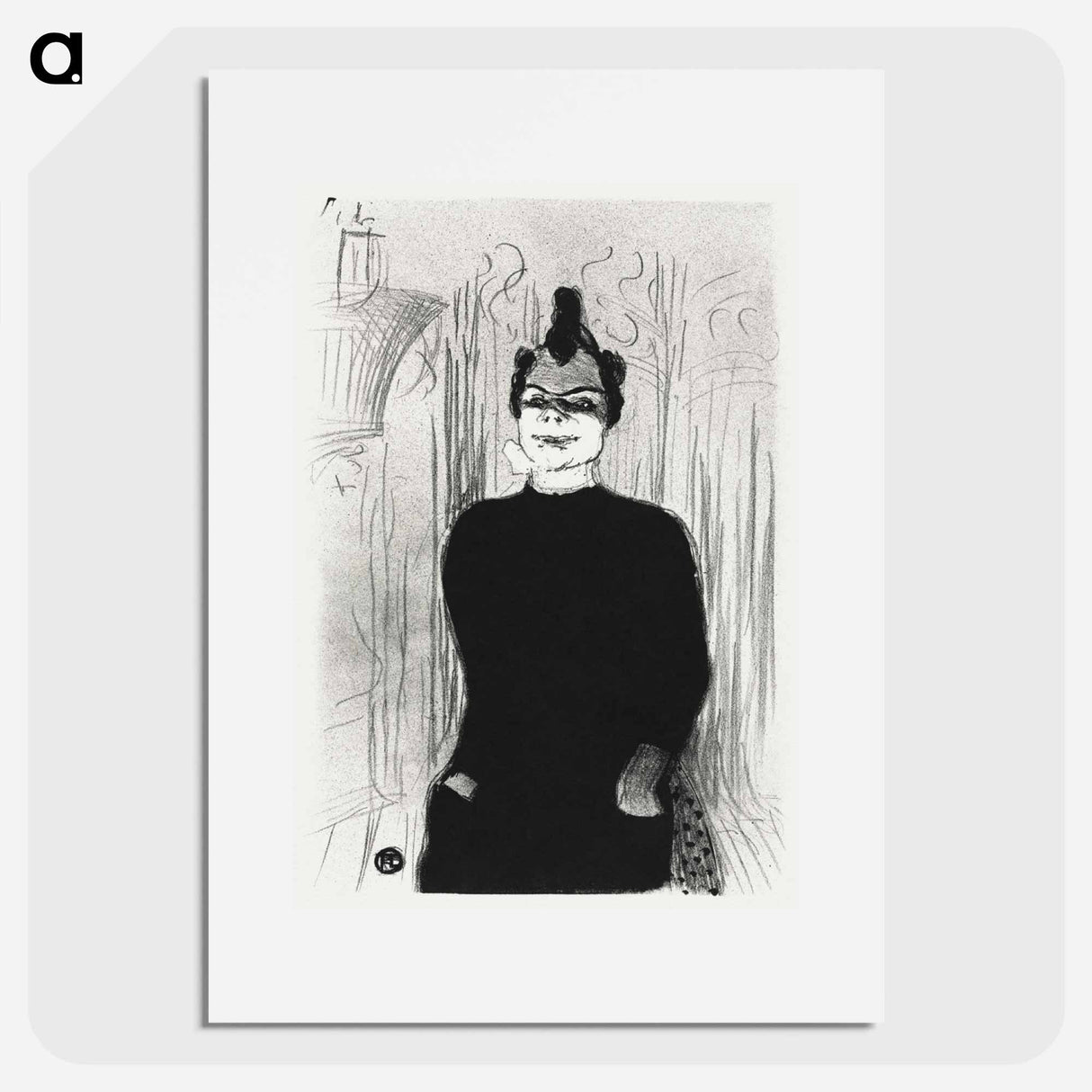 アートポスター-At the Gaieté Rochechouart: Nicolle
- クリーブランド美術館 Poster.