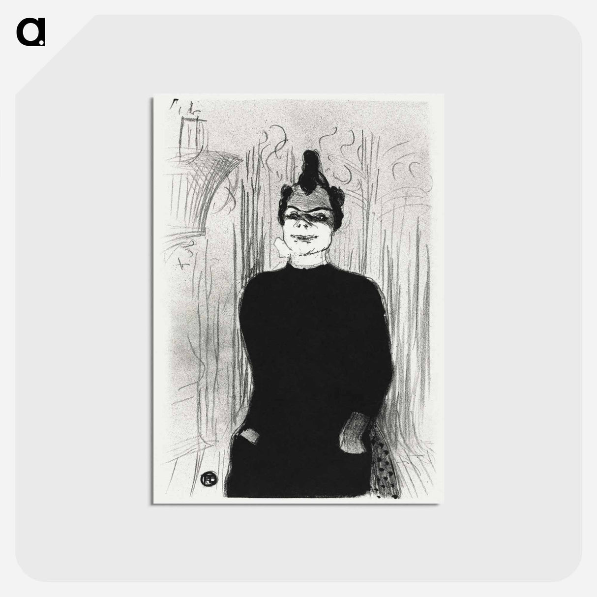 アートポストカード-At the Gaieté Rochechouart: Nicolle
- クリーブランド美術館 Postcard.