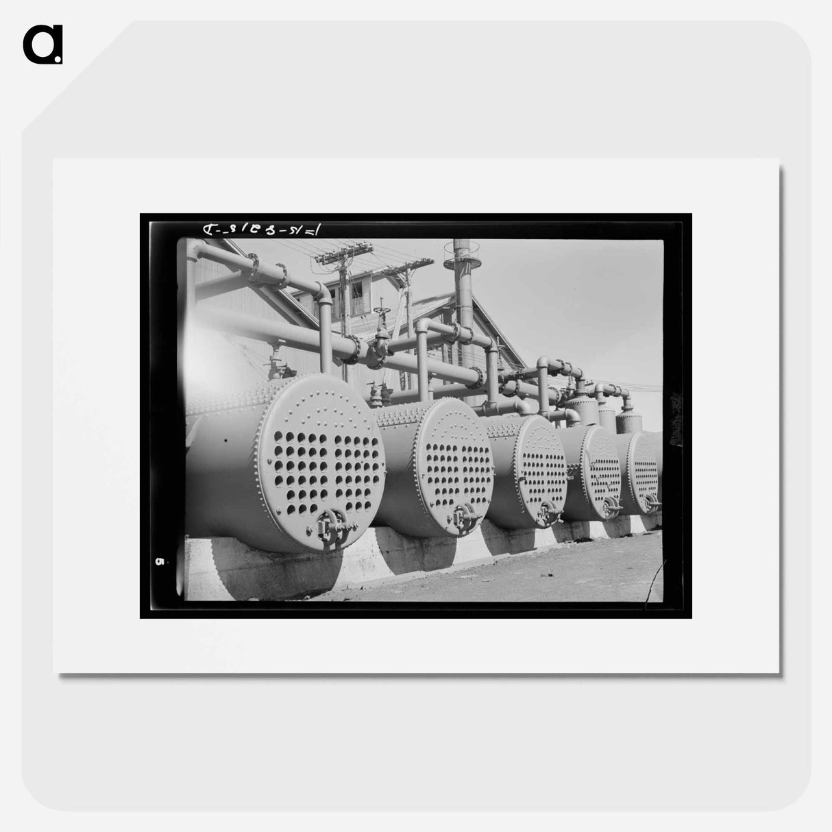 アートポスター-Anaconda Copper Mine Air Compressors
- ラッセル リー Poster.