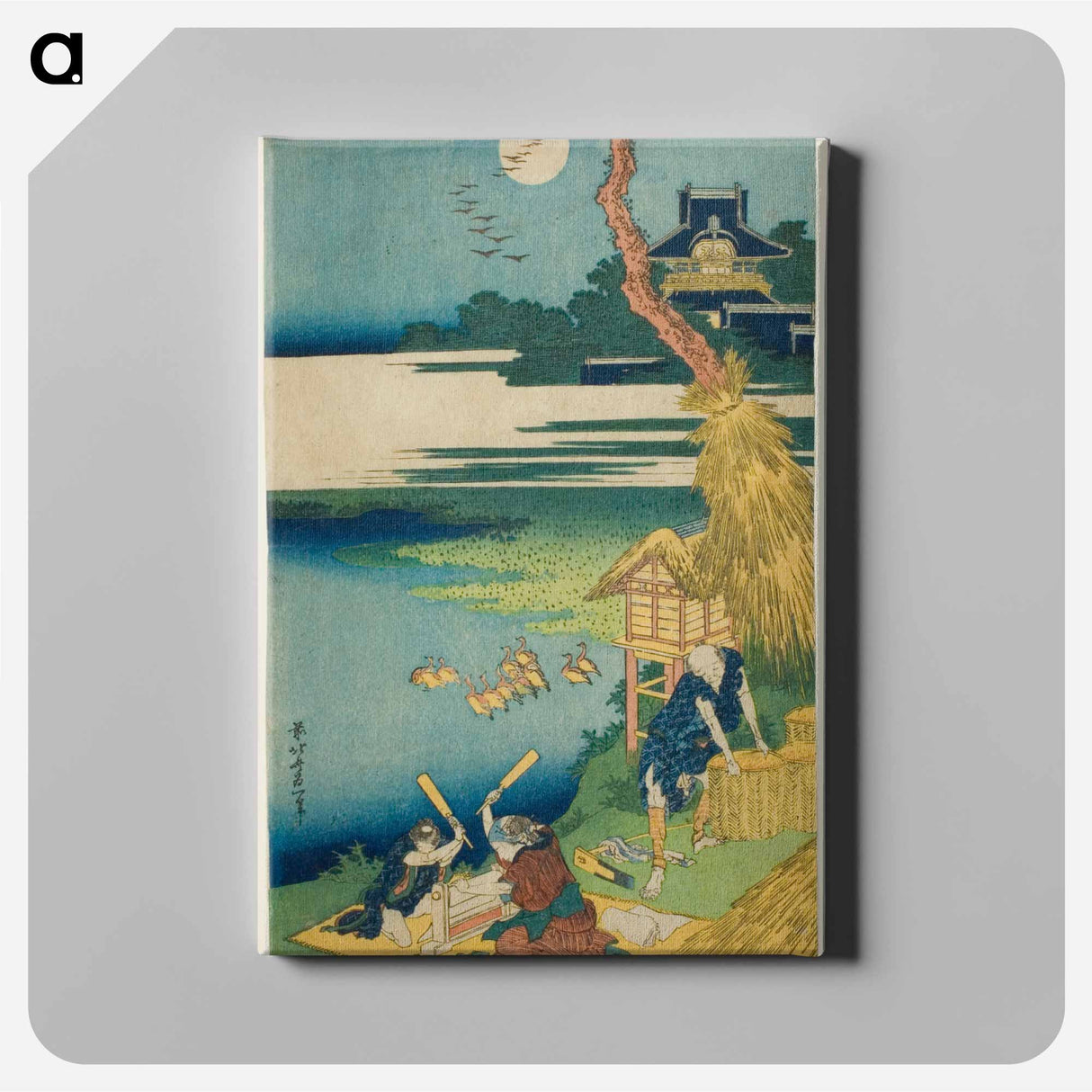 Ariwara no Narihira - Katsushika Hokusai Canvas.