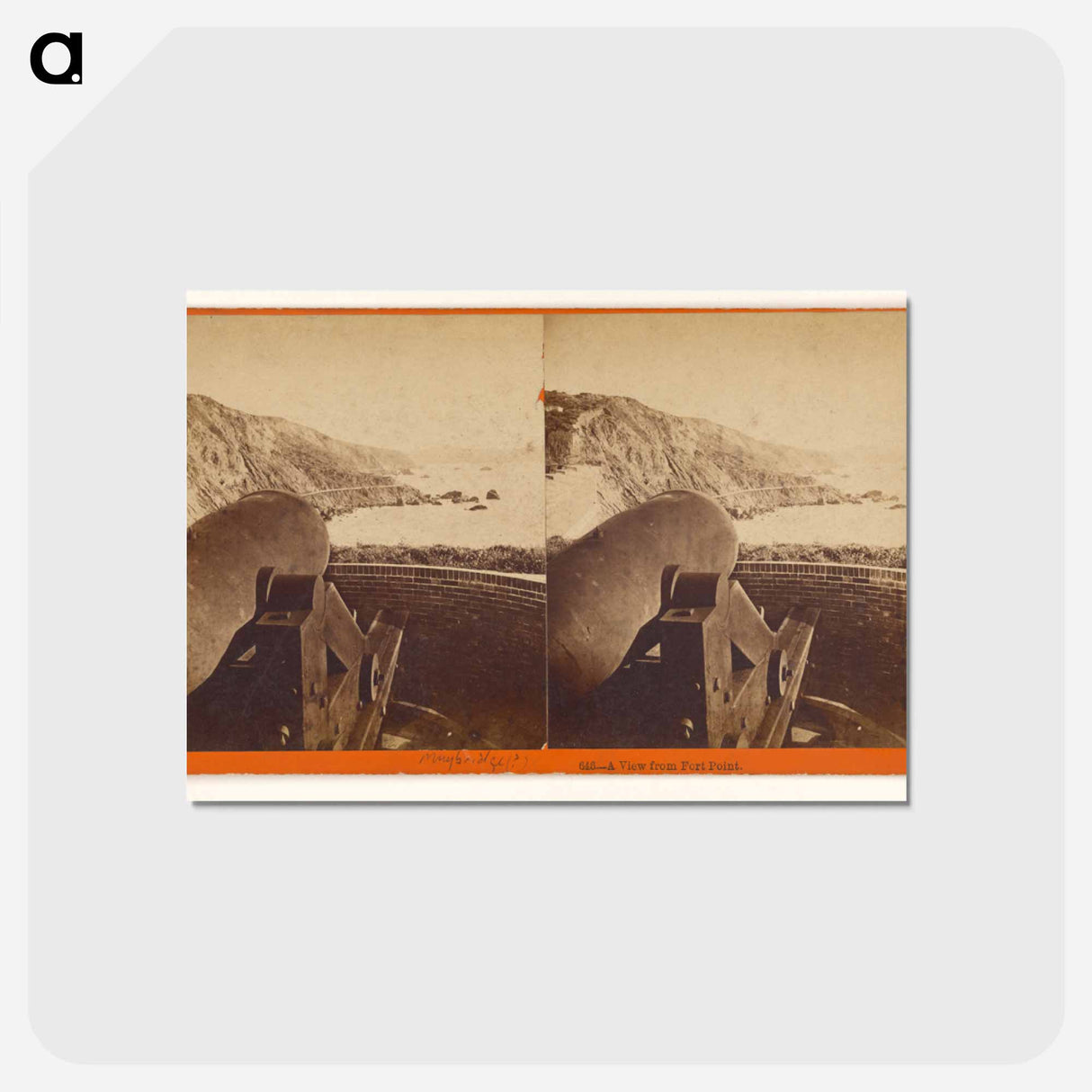 アートポストカード-A View from Fort Point
- エドワード マイブリッジ Postcard.