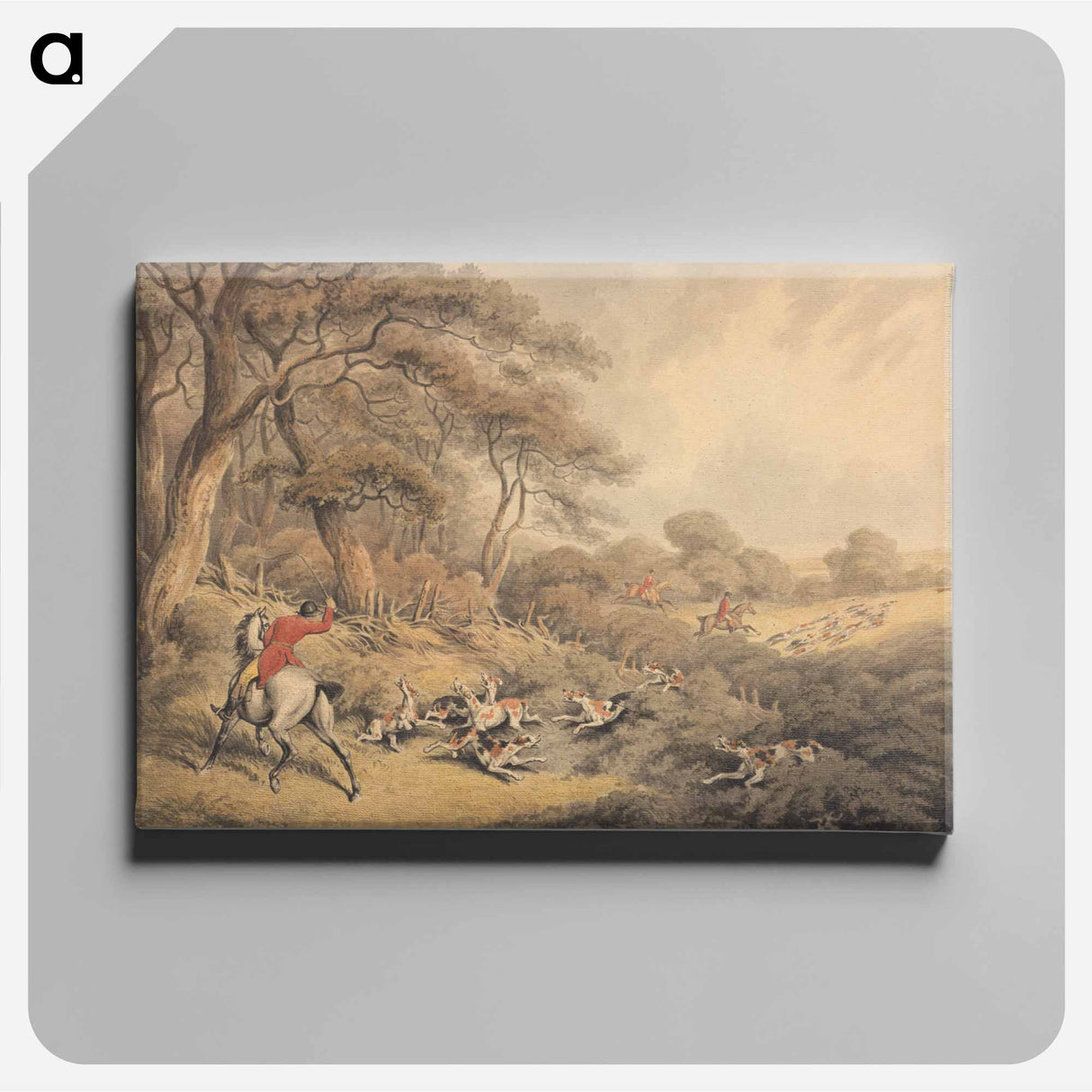 アートパネル-Foxhunting: Stopping Hounds That Have Changed
- イェール大学アートギャラリー Canvas.