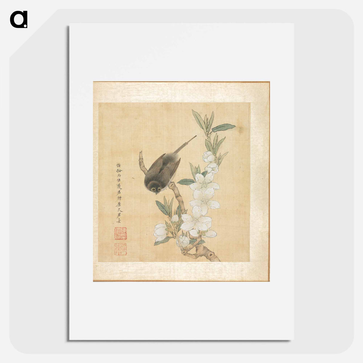 アートポスター-Bird and Peach-Blossom Branch
- クリーブランド美術館 Poster.