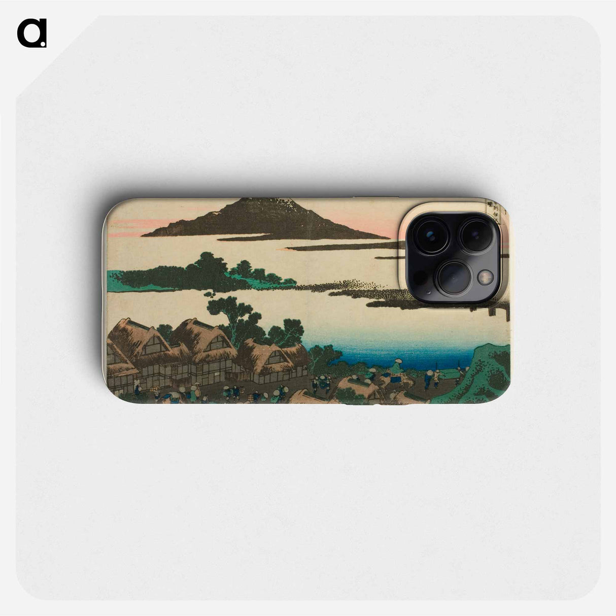Dawn at Isawa in Kai Province - Katsushika Hokusai Phone Case.