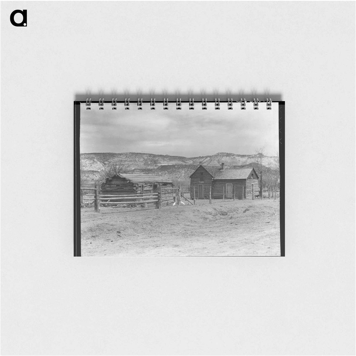 アートメモ帳-A home after the Utah pattern - ドロテア ラング Memo.