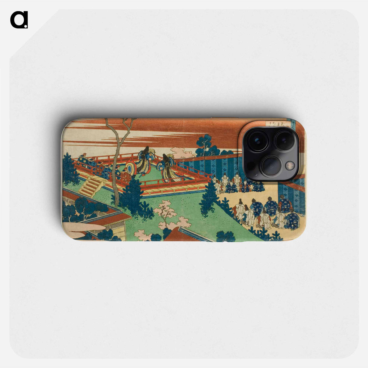 One Hundred Poems by One Hundred Poets Explained by the Nurse - Katsushika Hokusai Phone Case.