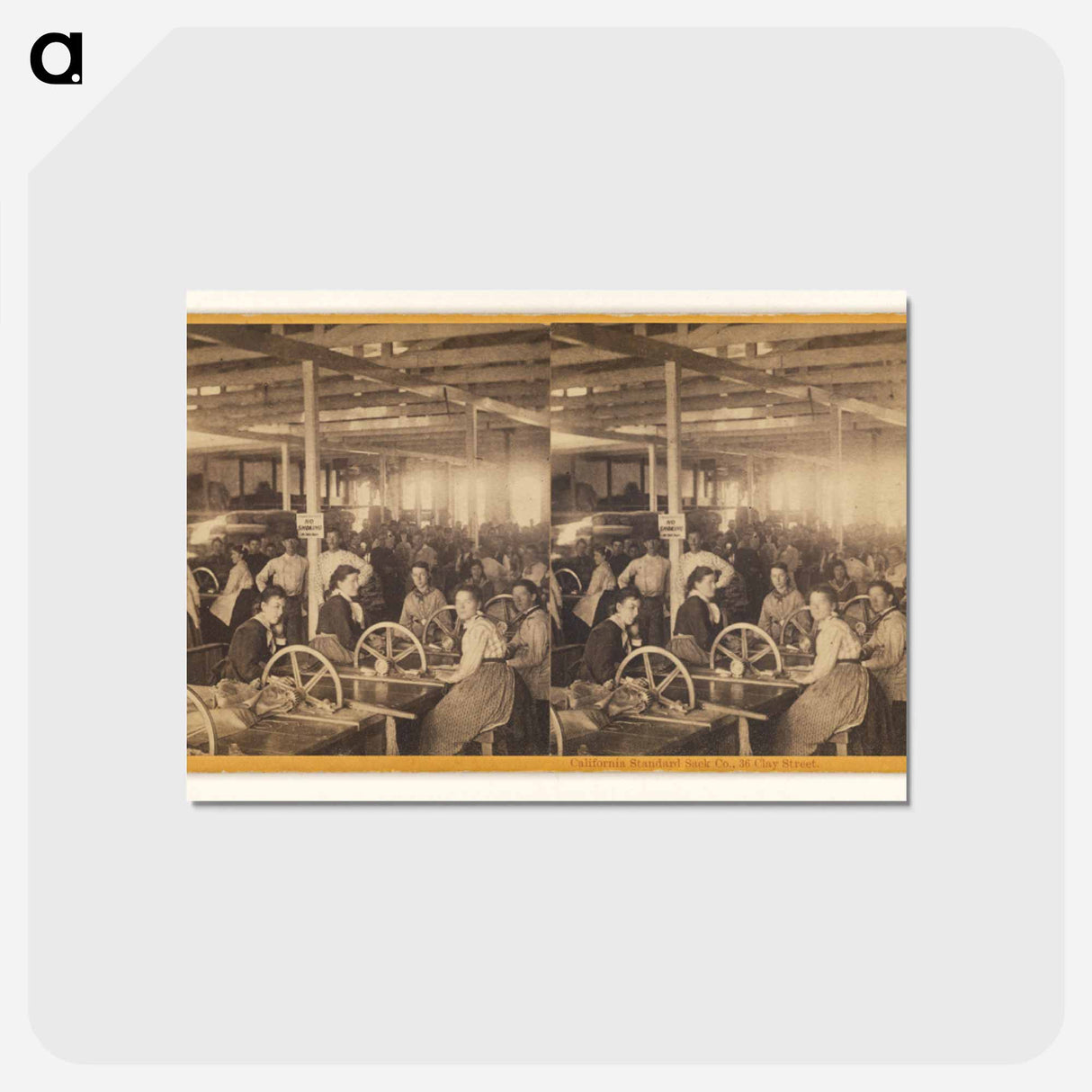 アートポストカード-California Standard Sack Co.
- エドワード マイブリッジ Postcard.